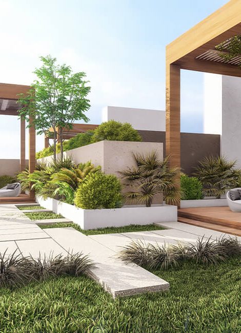 rooftop garden Escape the city noise with a rooftop garden in Karachi. High-rise living now offers sky-high amenities like green retreats and community halls for a peaceful lifestyle.