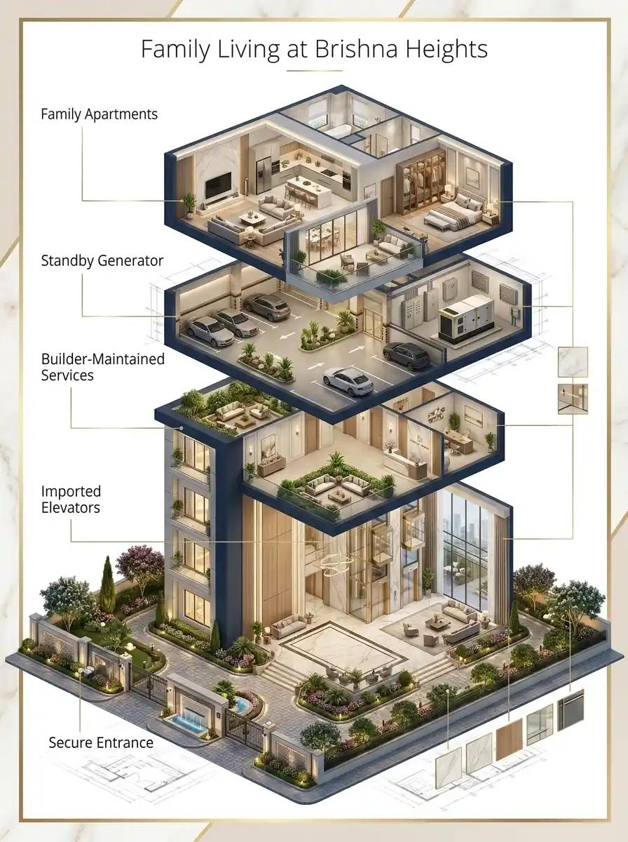 Family Living at Brishna Heights